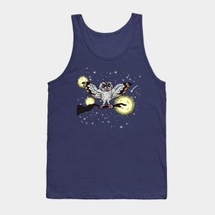 3 Moon Owl Tank Top